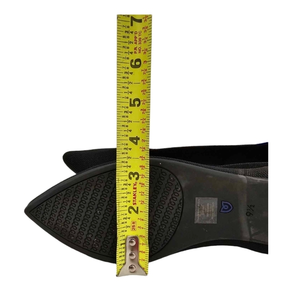 Rothy's Womens The Point Shoes Black Solid Knit Ballet Flats SZ 9.5 - Picture 7 of 10